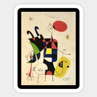 Joan Miro Sticker